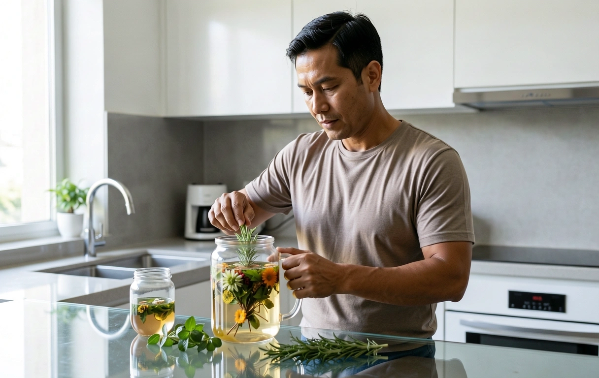 Wellness expert at work